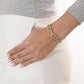 Brazalete Pulsera  Entrelazado 3 Hilos Grosor 13mm Tres Oros - Baño 18K