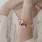 Pulsera con Charms Rosa Minnie - Acero