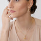 Conjunto Persia con Circones Verde y Translucido - Baño Oro 18K