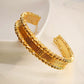 Brazalete Rocio de Alegría - Baño Oro 18k