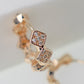 Aretes Rombos con Pavé de Zircones Tipo Candonga  - Baño Oro 18K