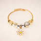 Pulsera con Charms Girasol - Acero
